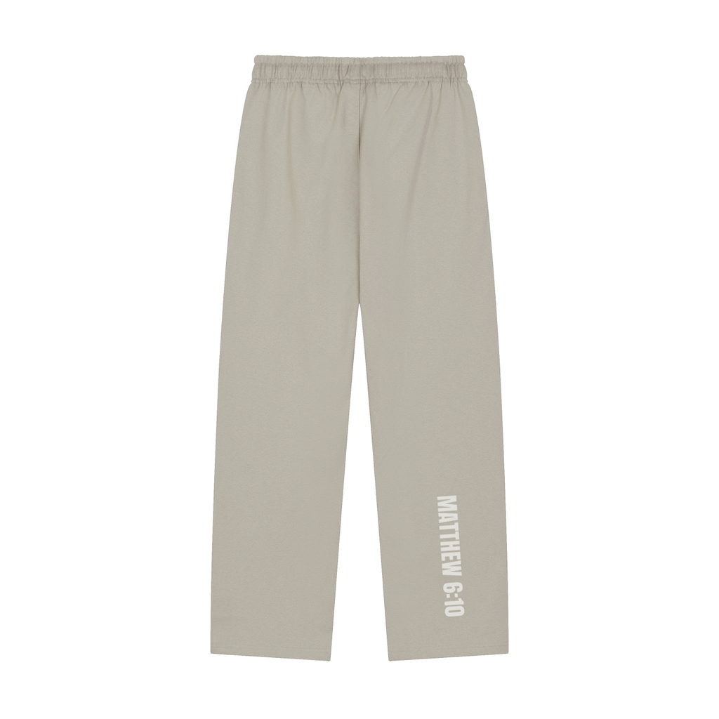 Kingdom Mindset Straight-Leg Sweatpants – Matthew 6:10 | Abwûn Collection