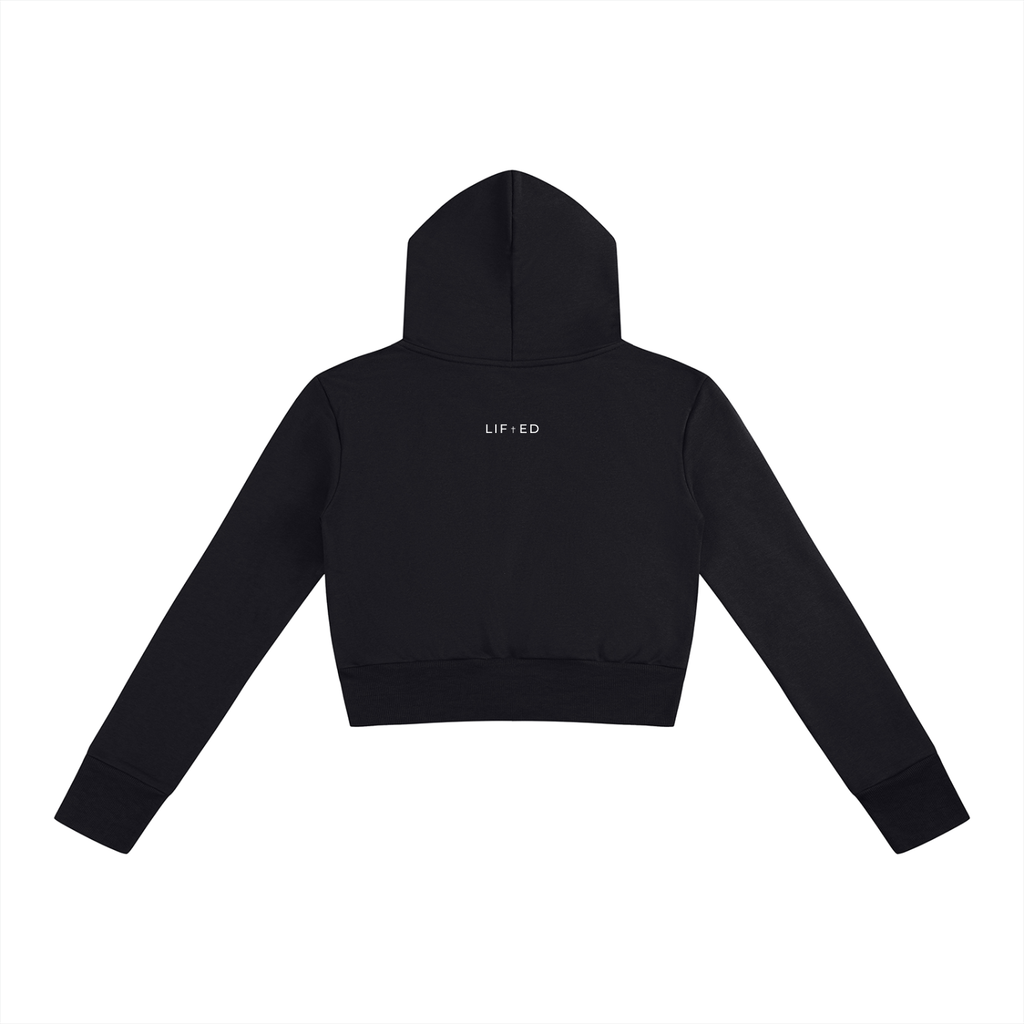 Slim Crop Full Zip Hoodie