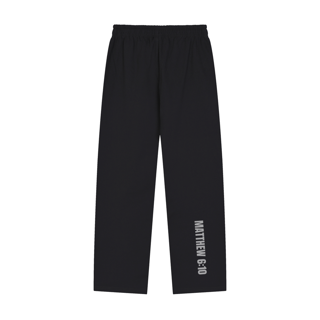 Kingdom Mindset Straight-Leg Sweatpants – Matthew 6:10 | Abwûn Collection